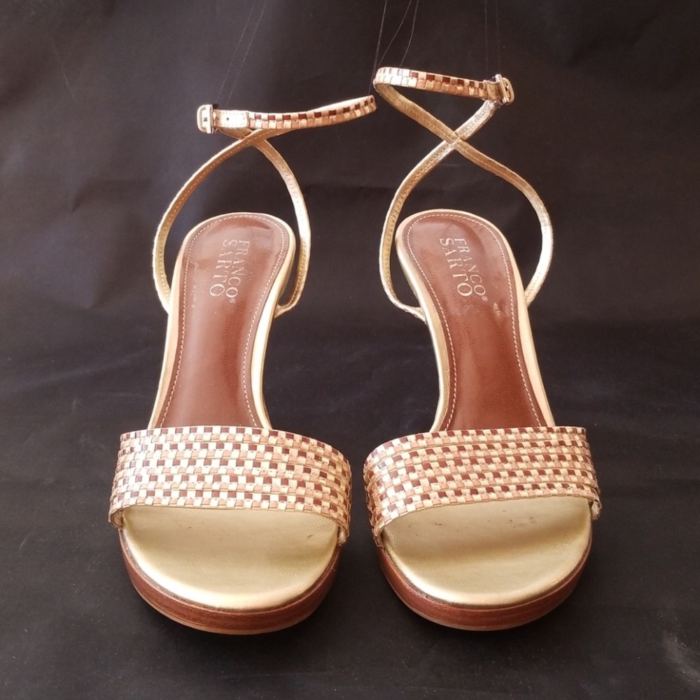 👡Franco Sarto Heeled Ankle Strap Sandals👡